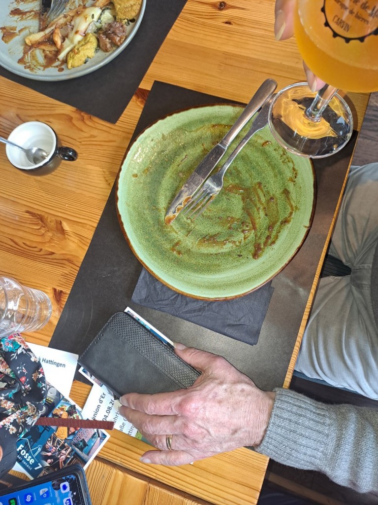 Ca devait être bon, les assiettes sont vides !