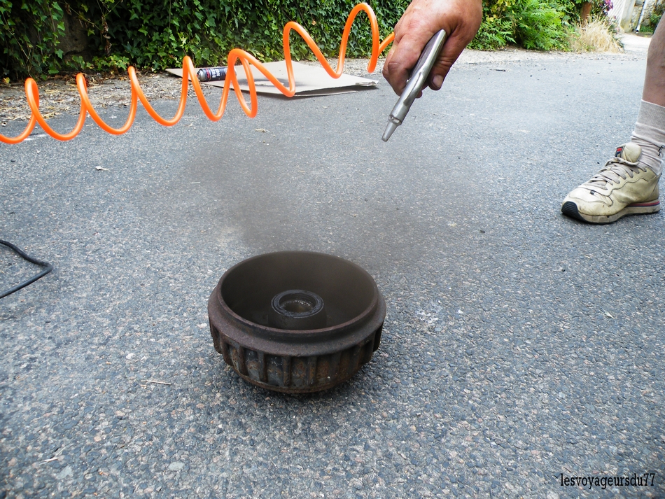 poussières de freins