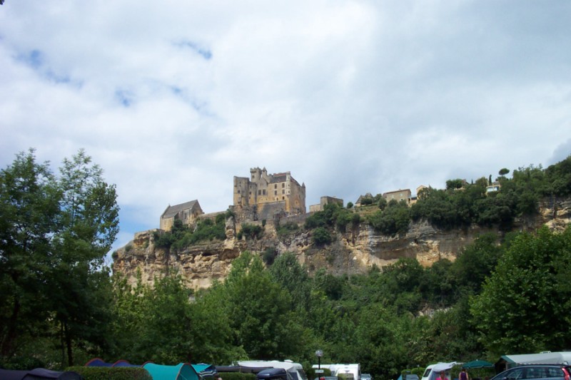 Chateau Beynac vu du Camping