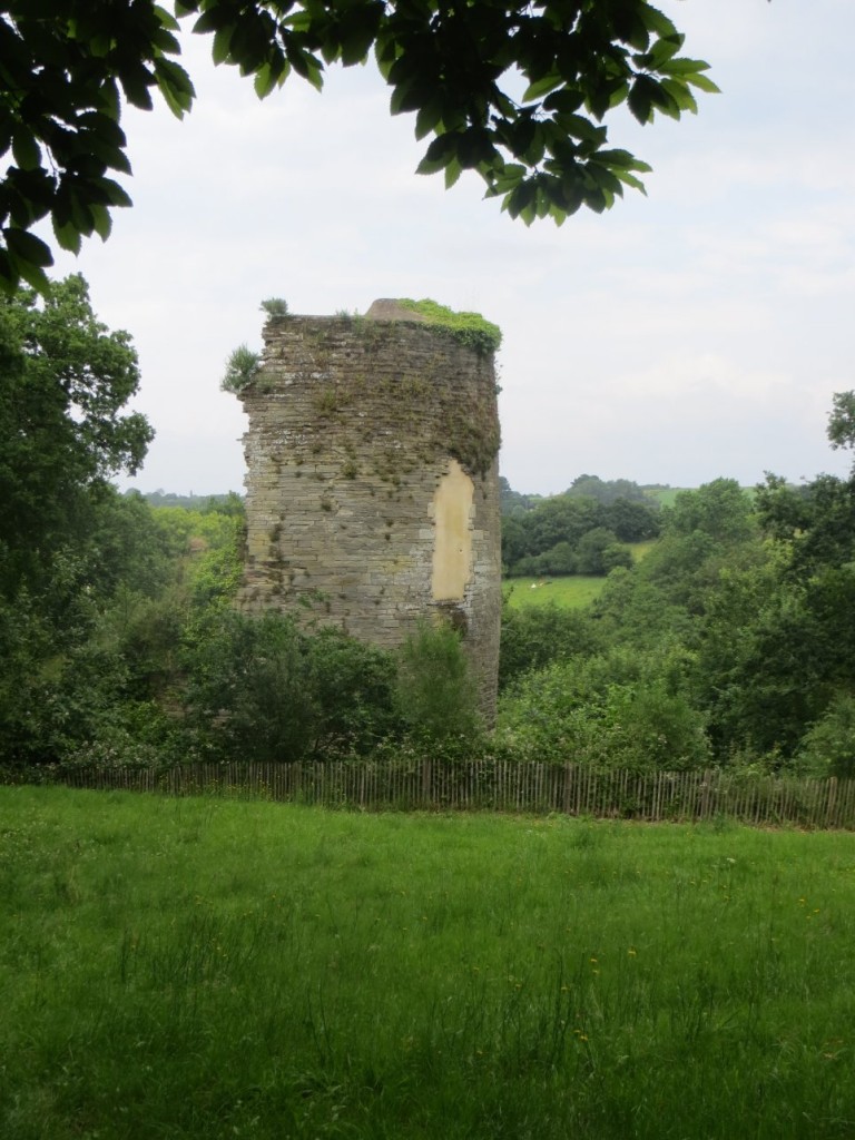 Ruines du château fort de Penhoat à Taulé