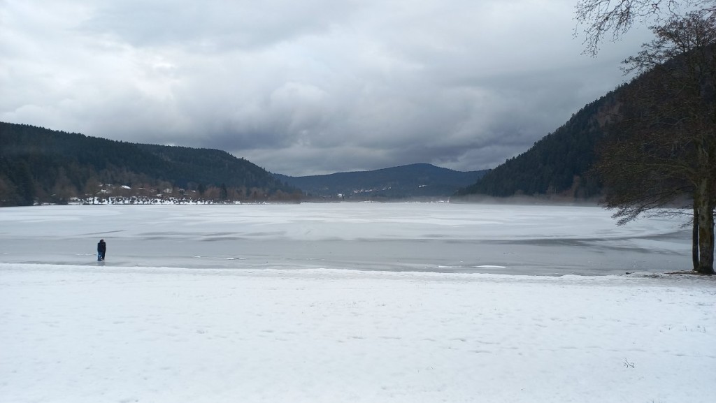 Lac de Longemer gelé