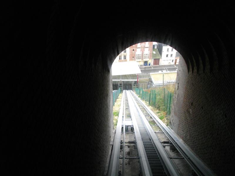 descente en téléphérique