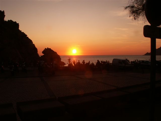 Obligatoire le couché de soleil!