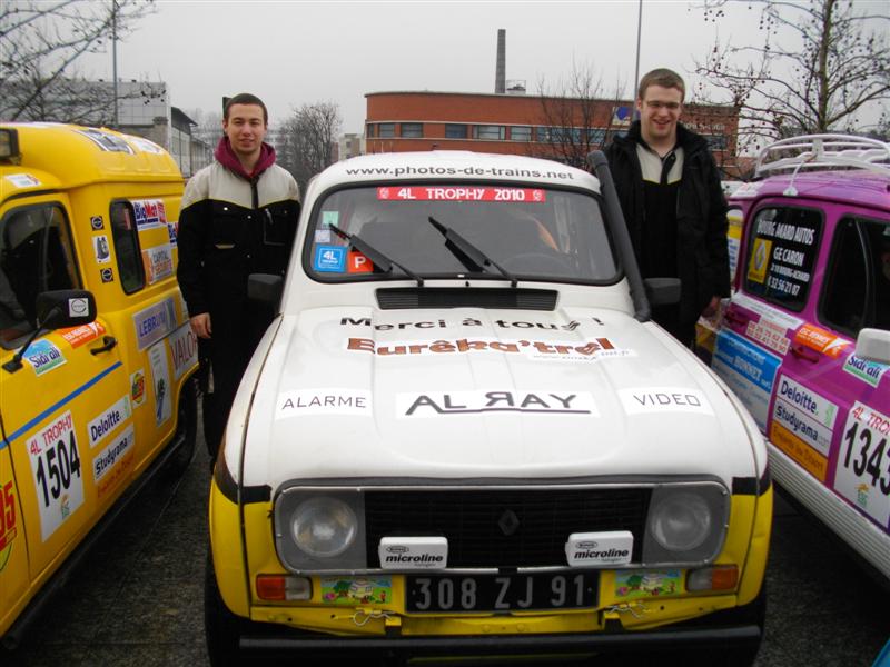 Le fiston de Christophe et son coéquipier