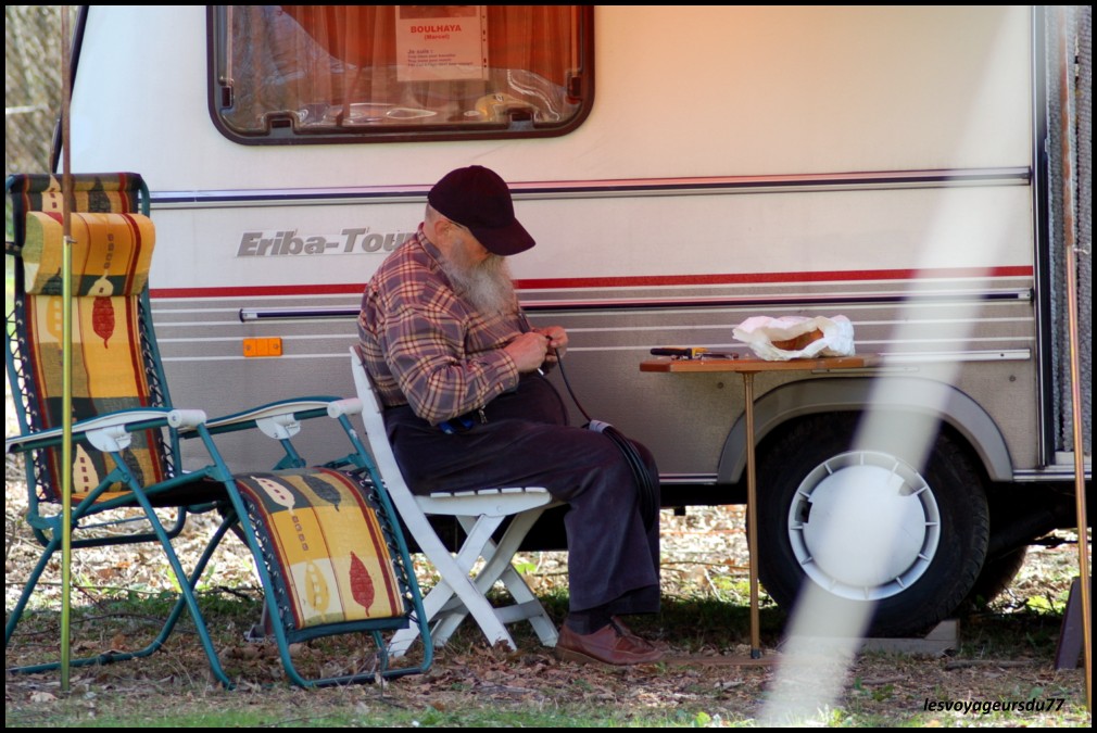 en plein travail....