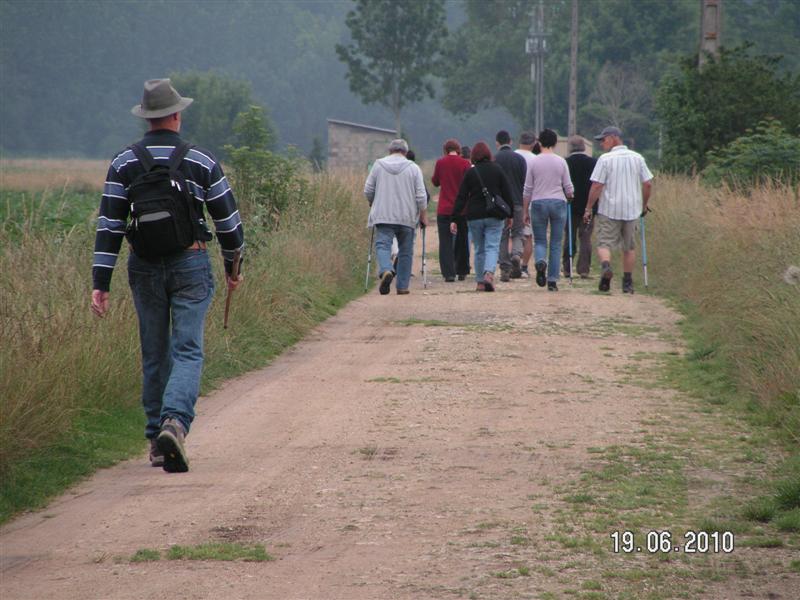 Christian ferme la marche (il s'était attardé pour discuter)