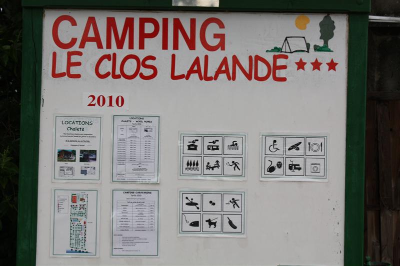 1ére Etape, camping Le Clos Lalande à Montricoux .