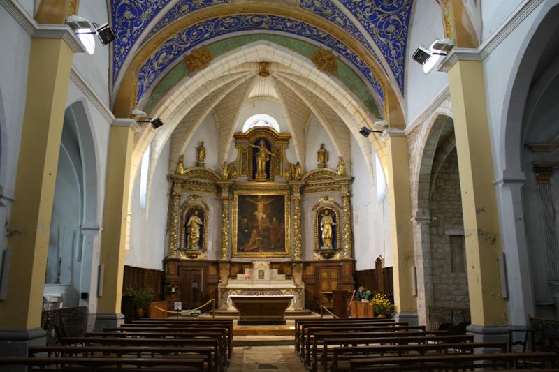 La superbe église de Castelnau de Montmiral