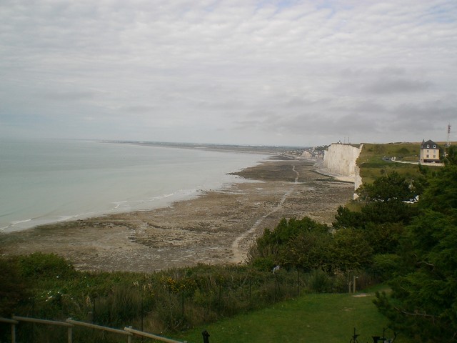 Le bois de Cise, endroit boisé avec ses villas, (entre Ault et Mers les Bains)