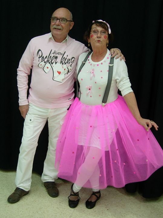 Rose et blanc de rigueur ! J'attend les pires réactions !