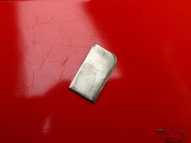 pièce rectangulaire coupé