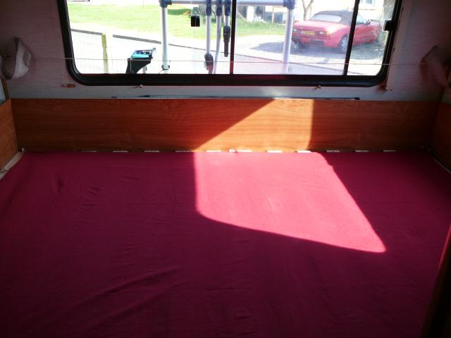 Le plus dur pour moi, la couture, un rectangle de 145 par 195 pour protéger la matelas<br />.