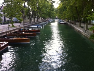 Le pont des amoureux à Annecy