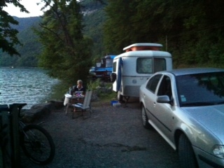 Soirée au bord du lac