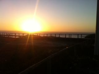 coucher de soleil sur la cote Portugaise
