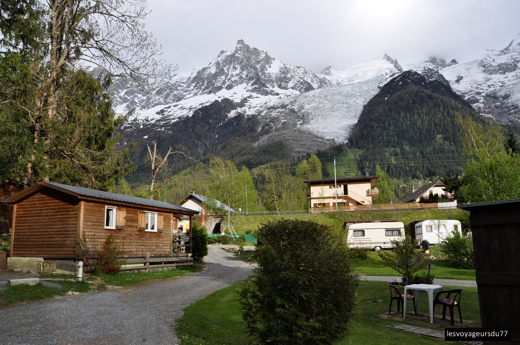 D' ici une vue sur l 'Aiguille du Midi (sans nuage)