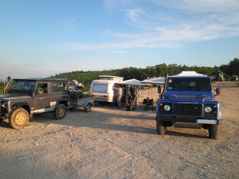 Installation du bivouac