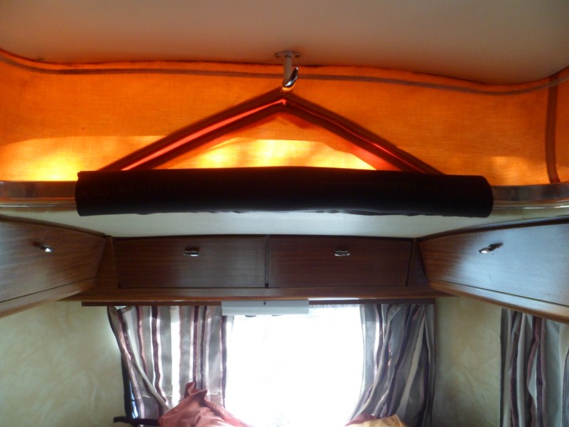 idem pour le dessus du lit (bien pratique)