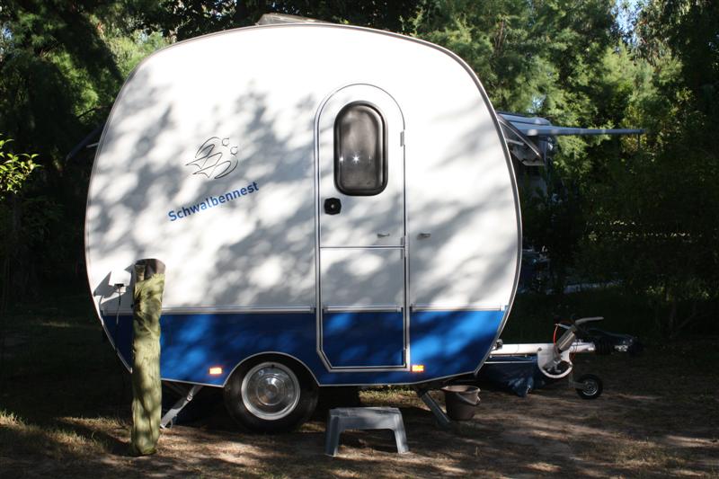 En Corse - Vue au camping de Ghisonnaccia.