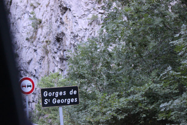 toujours la direction on passe par de magnifique gorges