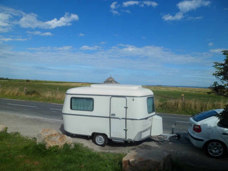 Passage par le Mt St Michel que j'emporte sur l'Eribaba ....