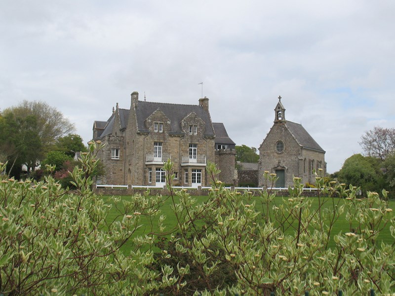 à st goustan en arrivant par le sentier<br />pedestre