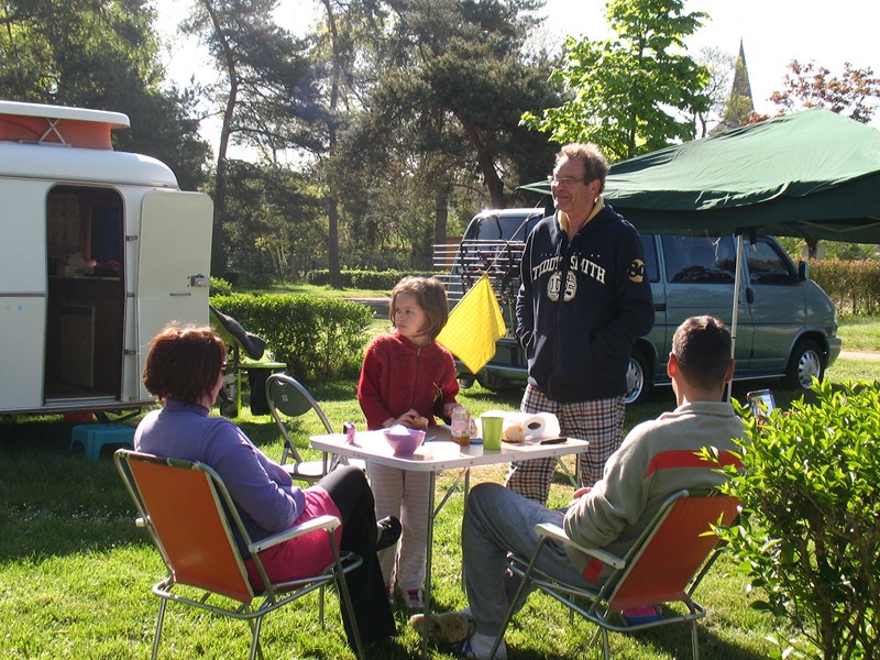 kico families nous ont rejoint<br />petit dejeuner au soleil