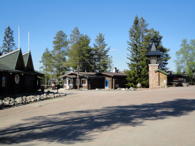 entrée du village du pere noel