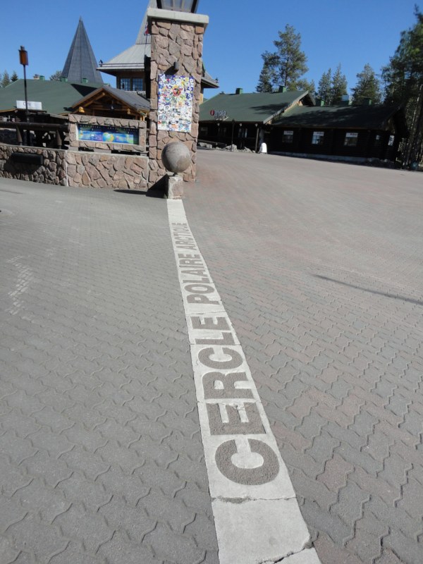 ligne du cercle polaire artique finlandais