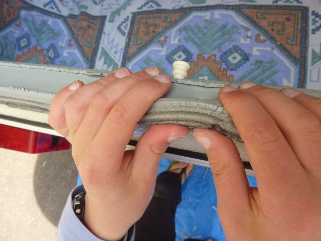 Dépose du vieux joint