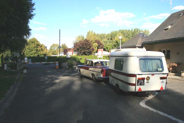 L'entrée du camping