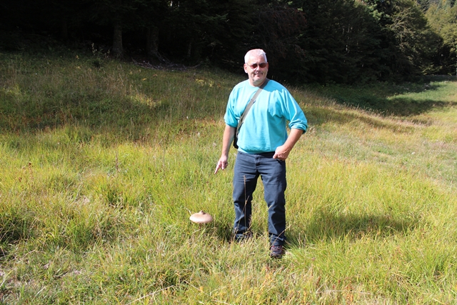 champignon en se baladant au col de carry et toujours le beau gosse