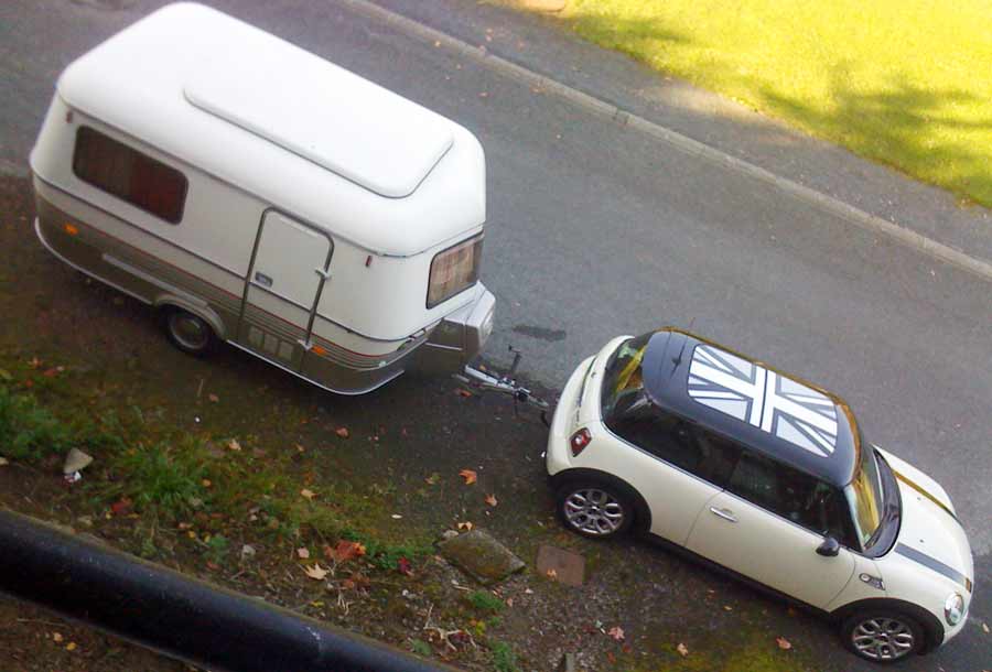 La Mini prête à partir !