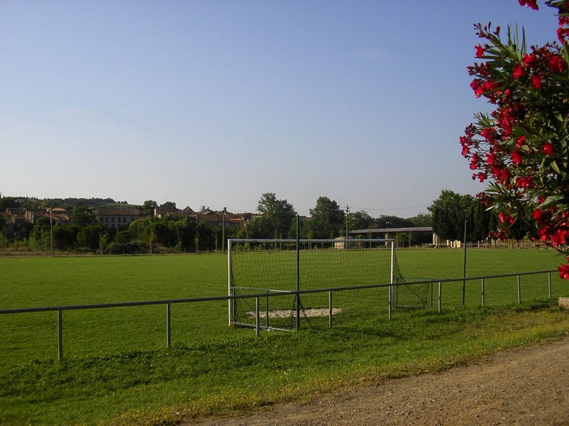 Vue du village depuis le stade