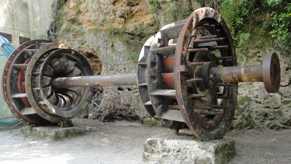 TURBINE DE LA 1 CENTRALE ELECTRIQUE DE CROATIE