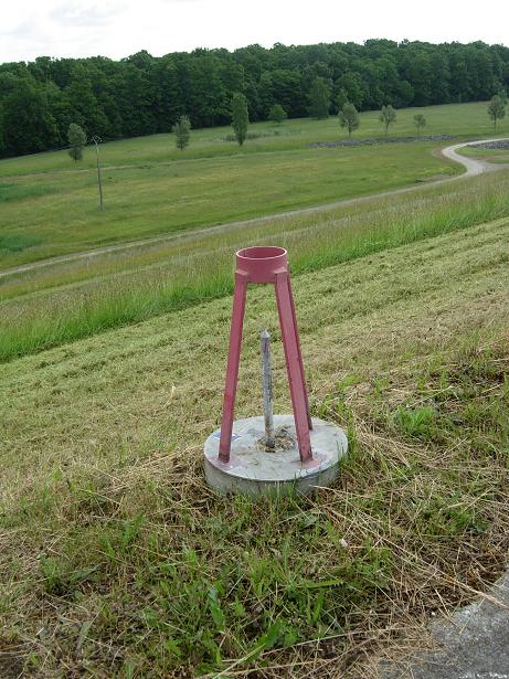 repère pour la mesure des variations de digue