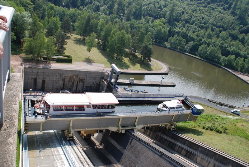 Plan incliné Saint Louis Arzviler en action