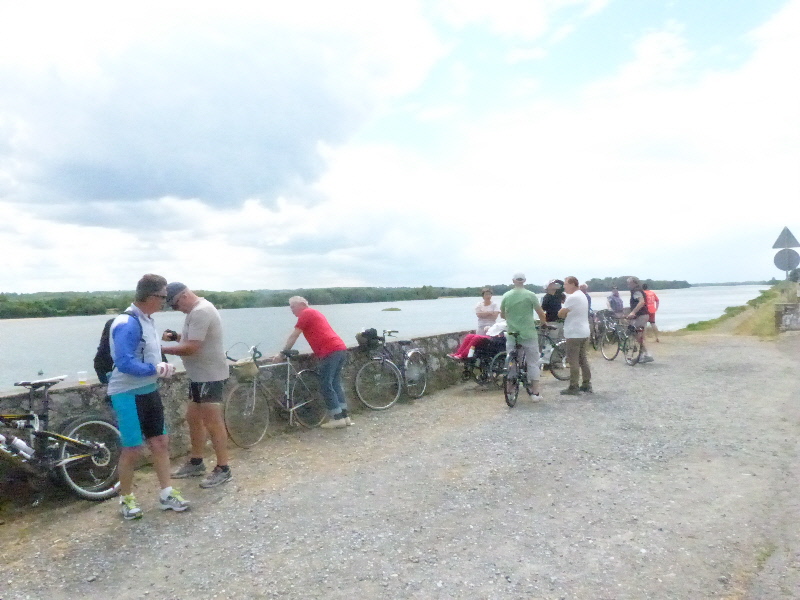 sur le chemin du retour nous avons changé de rive