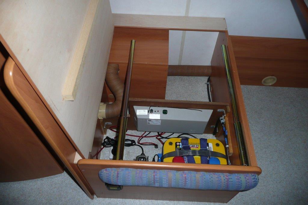 Installation dans coffre