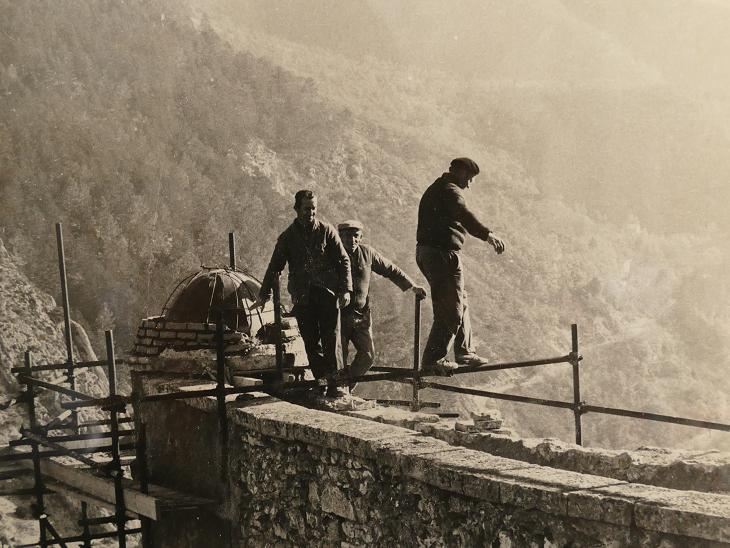 Guérite du diable en réparation