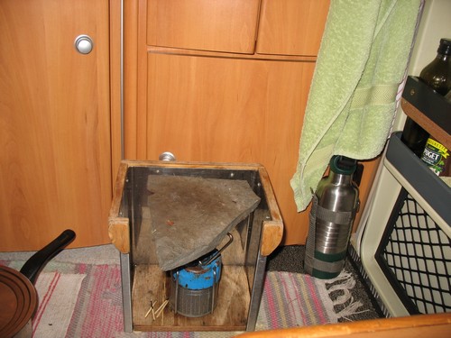 petite lauze brûlante pour sècher un peu l'air...