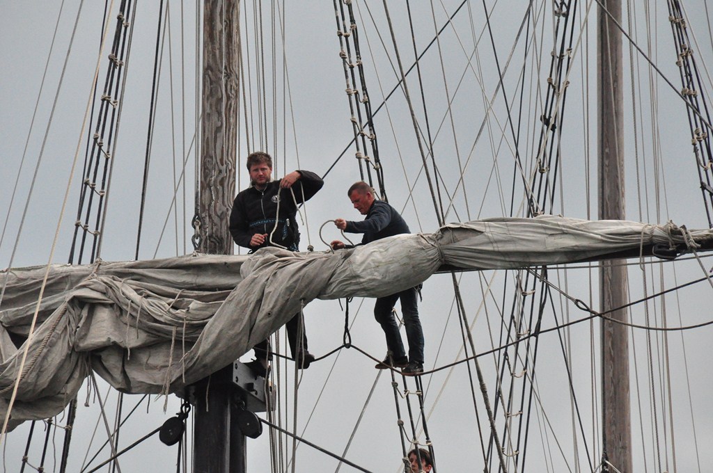 Sans ces acroobates ces belles machines resteraient au port...