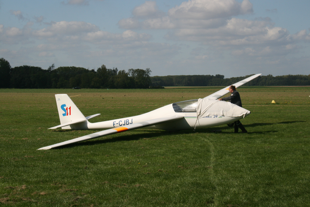 Mon pilote et son planeur.