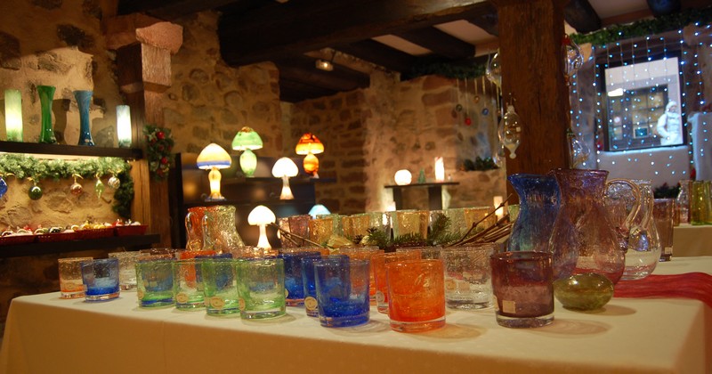 visite d'une verrerie à =>