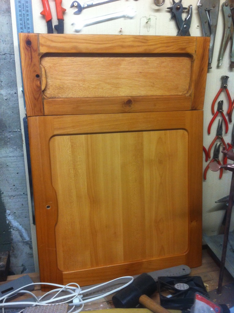 Comparaison entre les deux portes. L'existante et la nouvelle