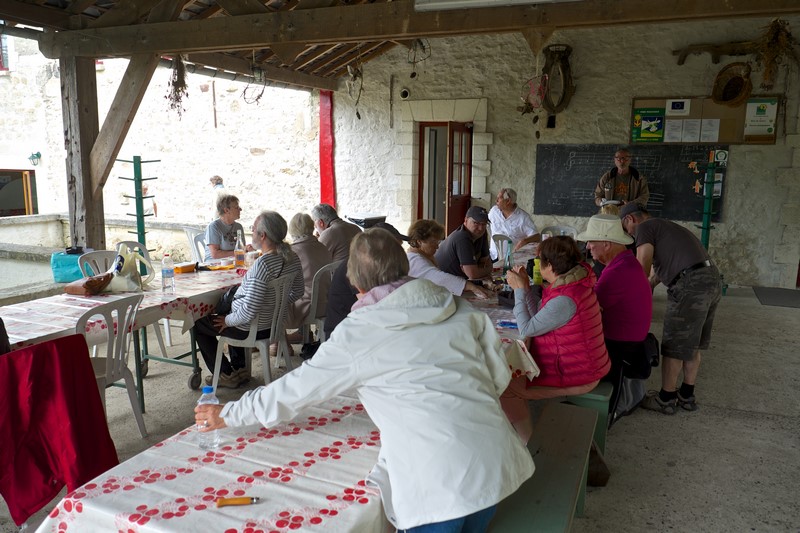 Préparation du pique-nique.