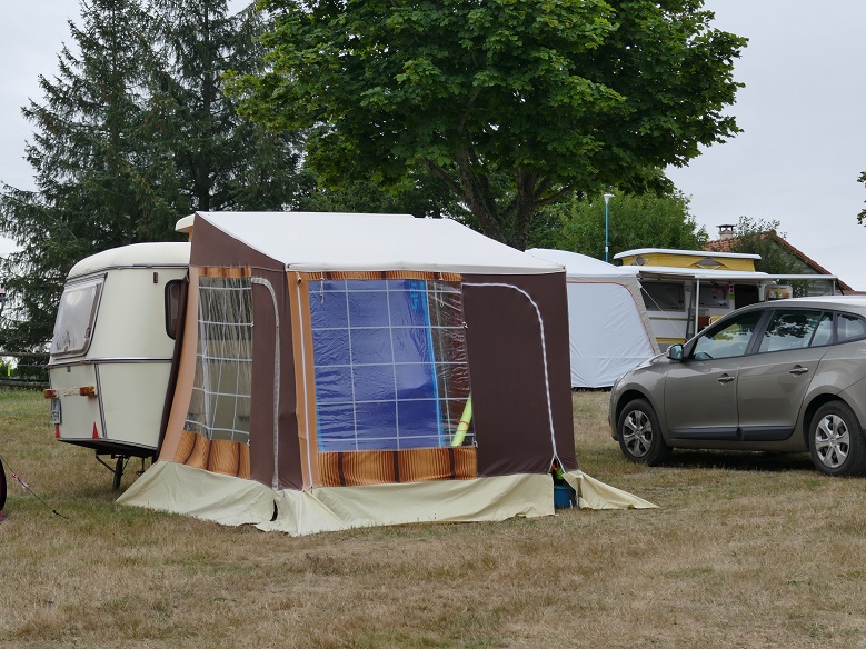 au camping de Naussac