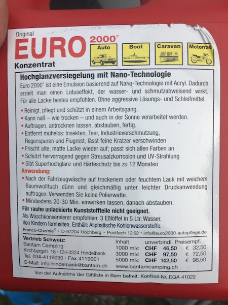 Euro2000 Hochglanzversieglung 2