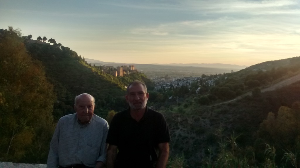 Granada, con mi padre.jpg