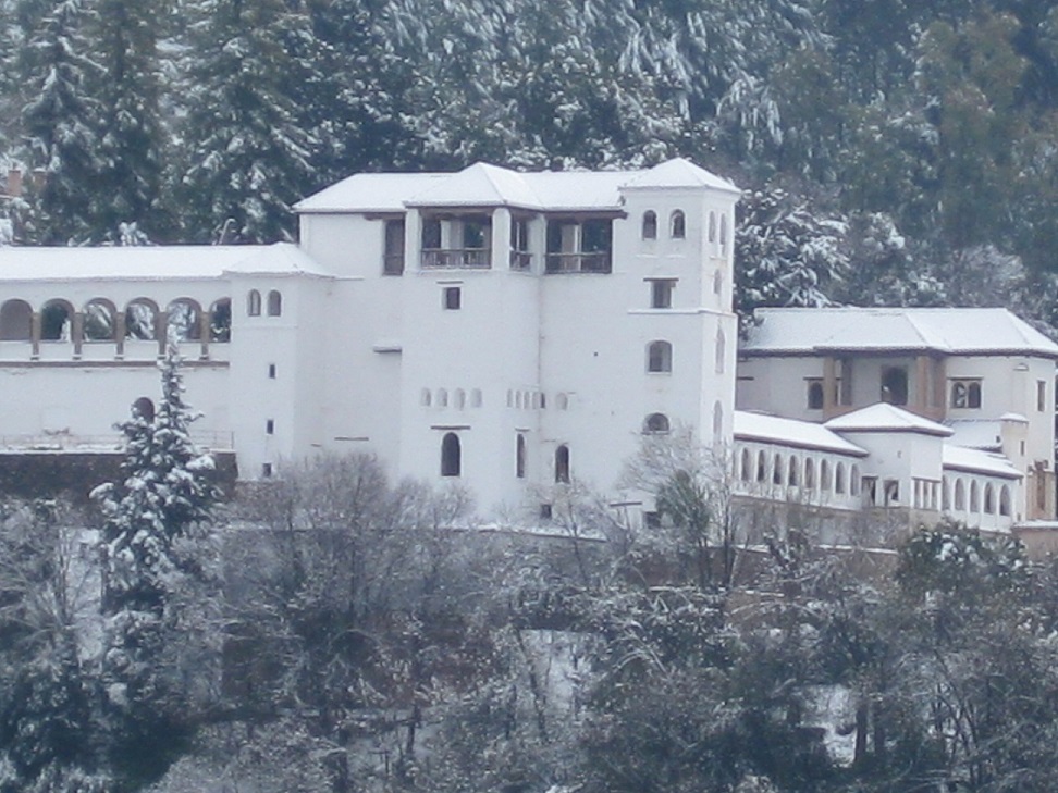 Le Generalife et la neige